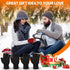 AURUZA 4 Pairs Winter Half Finger Gloves Knitted Fingerless Mittens Warm Stretchy Gloves for Men and Women...